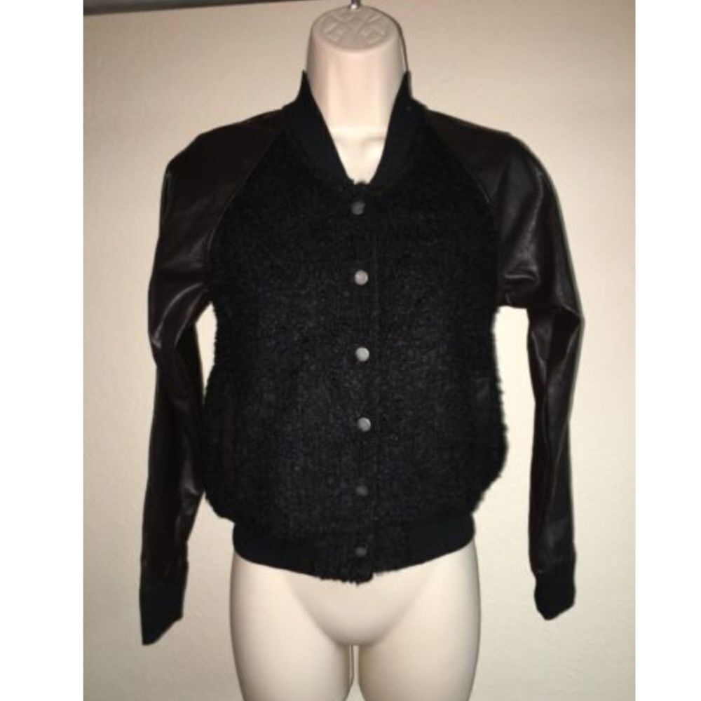 Express Jacket Cardigan Black Multi Color XS NWOT